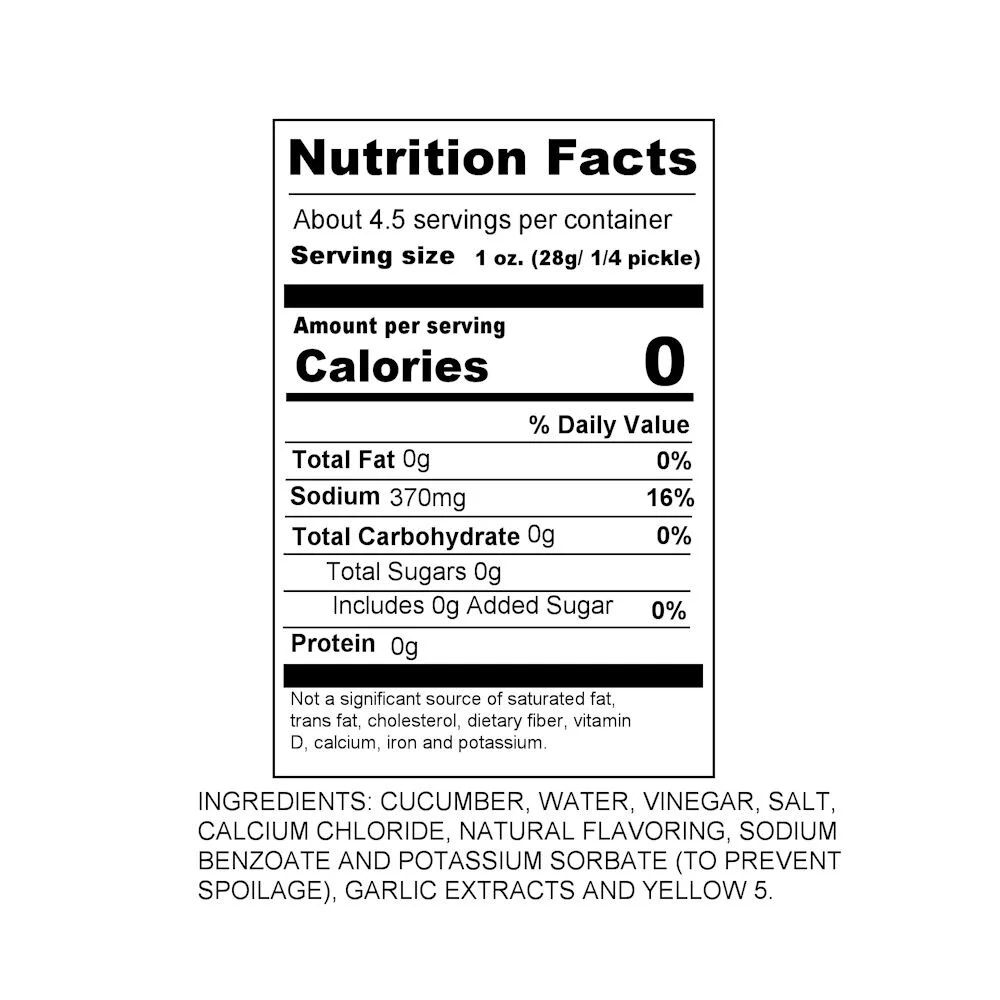 Van Holten's Kosher (Zesty Garlic Flavor) Pickles 2 — Chi Town Foods